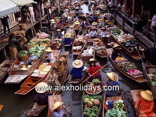 damnoen saduak floating market